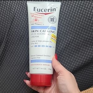 Eucerin Skin Calming Itch Soothing Creme 14 oz NEW